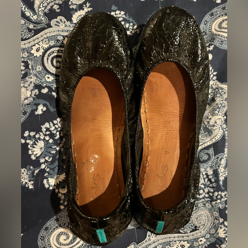 Tieks Black Patent size 9